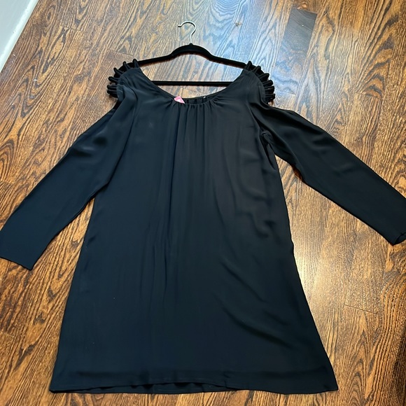 Almost New - What Goes Around Comes Around - Designer - Silk Black Party Dress - Picture 3 of 5